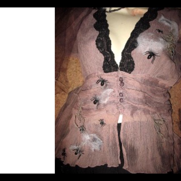 Custom Spider Queen Halloween Costume size Large - Picture 11 of 12